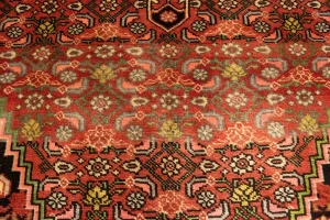 Vintage Floral Red 4X7 Bidjar Gholtogh Persian Rug