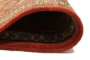 Vintage Floral Red 4X7 Bidjar Gholtogh Persian Rug