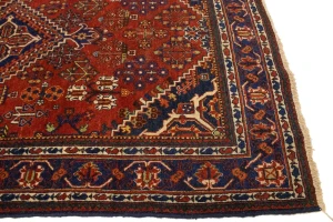 Red Semi Antique Tribal 4X7 Joshaghan Persian Oriental Rug