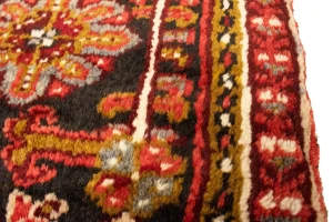 Semi Antique Red Geometric 11'5X14'5 Heriz Persian Rug