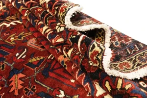 Semi Antique Red Geometric 11X15 Heriz  Persian Rug