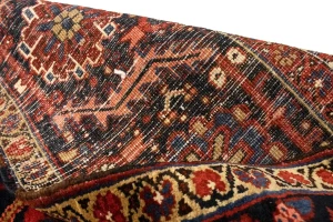 Semi Antique Red Geometric 11X15 Heriz  Persian Rug