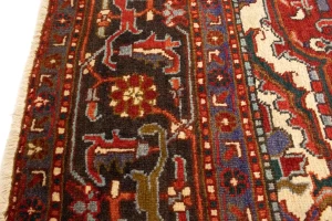 Semi Antique Red Floral 11X15 Goravan Heriz  Persian Rug