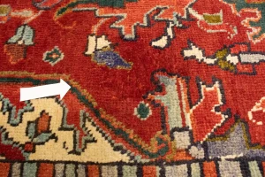 Semi Antique Red Floral 11X15 Goravan Heriz  Persian Rug