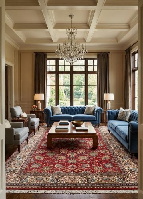 Semi Antique Red Traditional 10X15 Tabriz Persian Rug