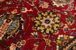 Semi Antique Red Traditional 10X15 Tabriz  Persian Rug