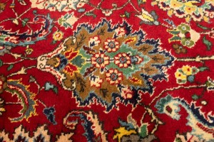 Semi Antique Red Traditional 10X15 Tabriz  Persian Rug