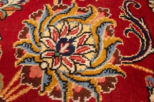 Semi Antique Red Traditional 12X15 Tabriz Persian Rug