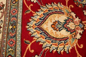 Semi Antique Red Traditional 12X15 Tabriz Persian Rug