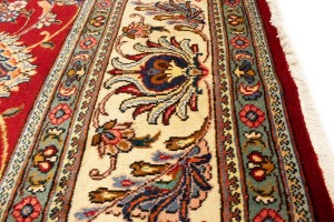 Semi Antique Red Traditional 12X15 Tabriz Persian Rug