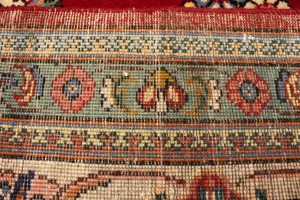 Semi Antique Red Traditional 12X15 Tabriz Persian Rug