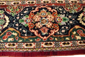Semi Antique Maroon Red Traditional 10'5X17 Mahal Persian Rug