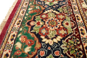 Semi Antique Maroon Red Traditional 10'5X17 Mahal Persian Rug