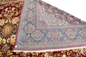 Semi Antique Maroon Red Traditional 10'5X17 Mahal Persian Rug