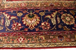 Vintage Red Traditional 10X14'5 Tabriz Persian Rug