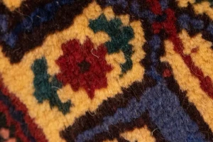 Red Tribal Geometric 3'4X4'8 Oriental Rug