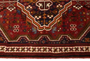 Rusty Red Tribal 3'5X5 Shiraz Persian Rug
