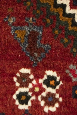 Rusty Red Tribal 3'5X5 Shiraz Persian Rug