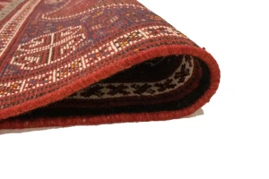 Rusty Red Tribal 3'5X5 Shiraz Persian Rug