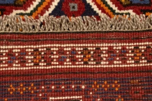 Rusty Red Tribal 3'5X5 Shiraz Persian Rug