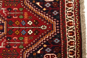 Red Tribal 3X5 Shiraz Persian Rug