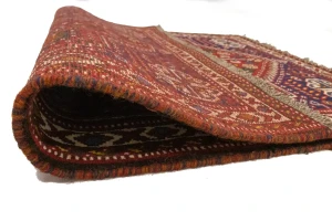 Red Tribal 3'5X5 Shiraz Persian Rug