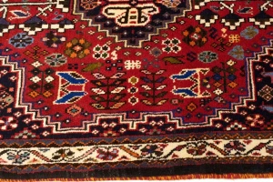 Red Tribal 3X5 Shiraz Persian Rug