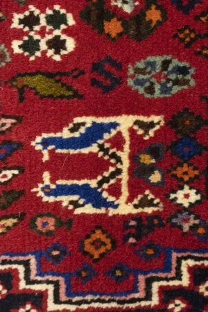 Red Tribal 3X5 Shiraz Persian Rug