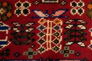 Red Tribal 3X5 Shiraz Persian Rug