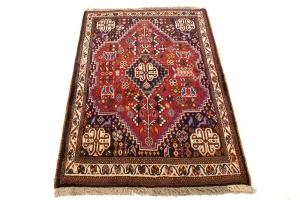 Red Tribal 3X5 Shiraz Persian Rug