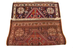 Red Tribal 3X5 Shiraz Persian Rug