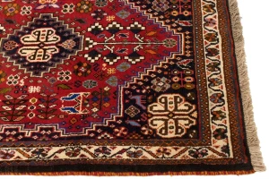 Red Tribal 3X5 Shiraz Persian Rug