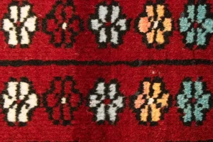 Red Tribal 3'5X5 Shiraz Persian Rug