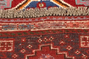 Red Tribal 3'5X5 Shiraz Persian Rug