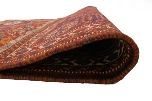 Red Tribal 3'5X5 Shiraz Persian Rug