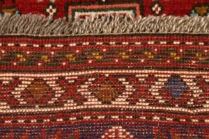 Red Tribal 3'5X5 Shiraz Persian Rug