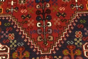 Red Tribal 3'4X5 Shiraz Persian Rug