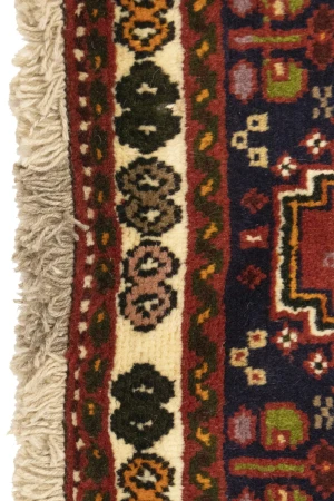Red Tribal 3'4X5 Shiraz Persian Rug