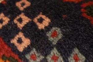 Red Tribal 3'4X5 Shiraz Persian Rug