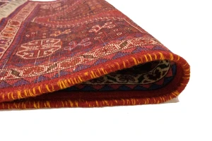 Red Tribal 3'5X5 Shiraz Persian Rug