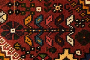 Red Tribal 3'5X5 Shiraz Persian Rug