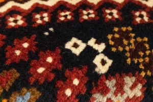 Red Tribal 3'5X5 Shiraz Persian Rug