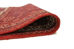 Red Tribal 3'4X5 Shiraz Persian Rug