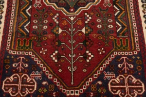 Red Tribal 3X5 Shiraz Persian Rug