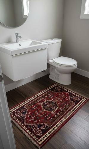 Red Tribal 3X5 Shiraz Persian Rug