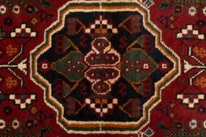 Red Tribal 3X5 Shiraz Persian Rug