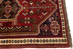 Red Tribal 3X5 Shiraz Persian Rug