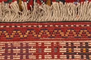 Red Tribal 3'4X4'7 Shiraz Persian Rug