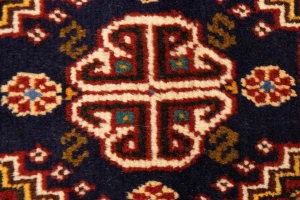 Red Tribal 3'4X4'7 Shiraz Persian Rug