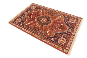 Red Tribal 3X5 Shiraz Persian Rug